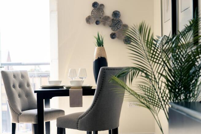 Show home dining area
